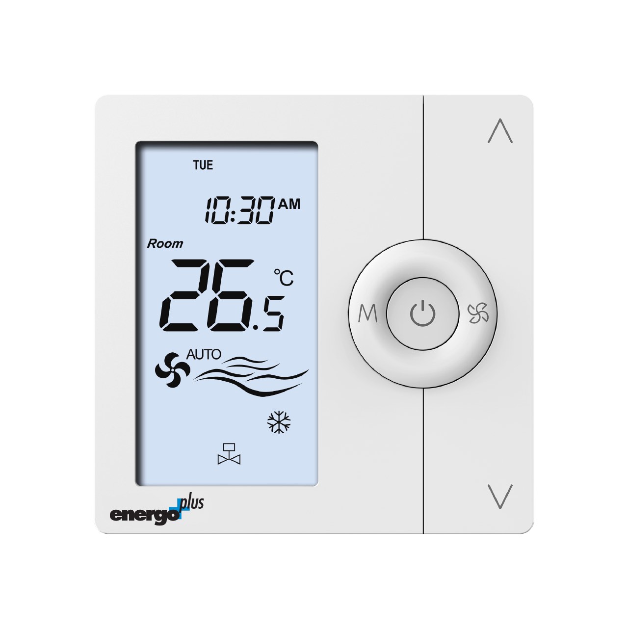 Krmilniki energo_plus Stenski termostat EP2022 AC z LCD zaslonom