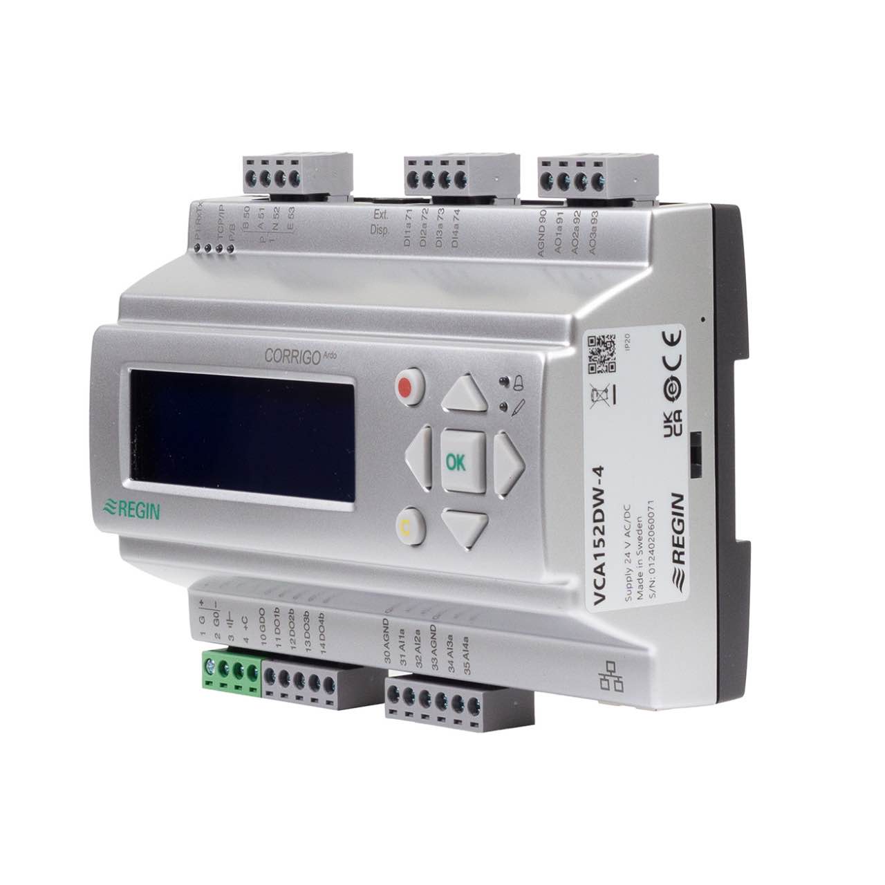 Krmilniki regin Corrigo Ardo VCA152DW-4